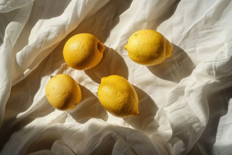 Plusieurs citrons jaunes frais.